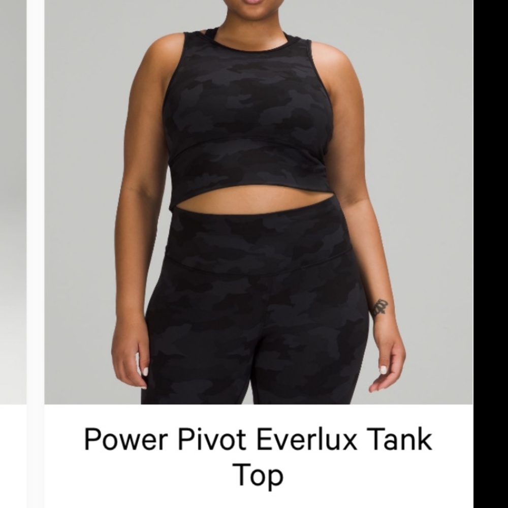 Lululemon Power Pivot Everlux Tank Top